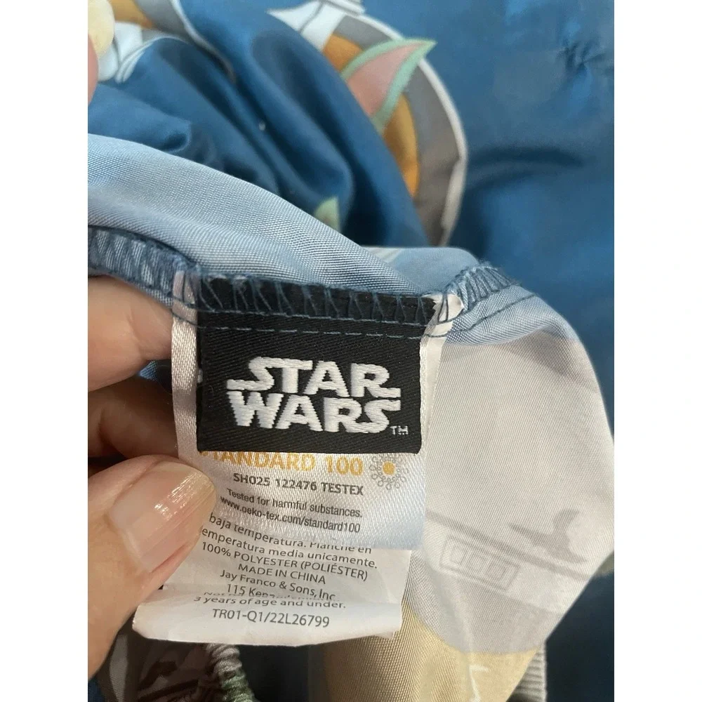 Star‎ Wars Baby Yoda Grogu The Mandalorian 4 Pc FULL Sz Sheet Set Kids Bedroom